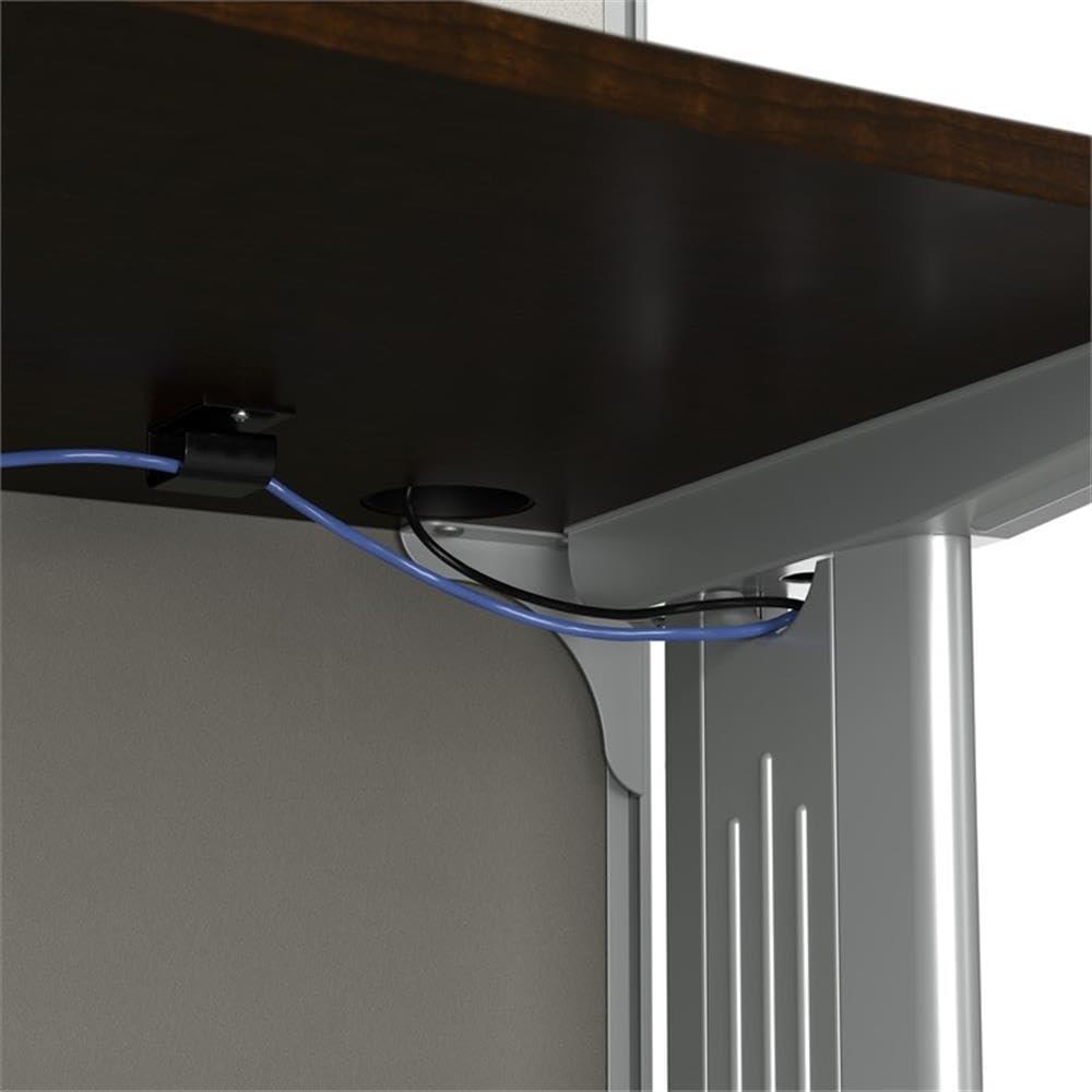 Bush Business Furniture Office in an Hour 65W L Shaped Cubicle Desk with Storage, Drawers, and Organizers