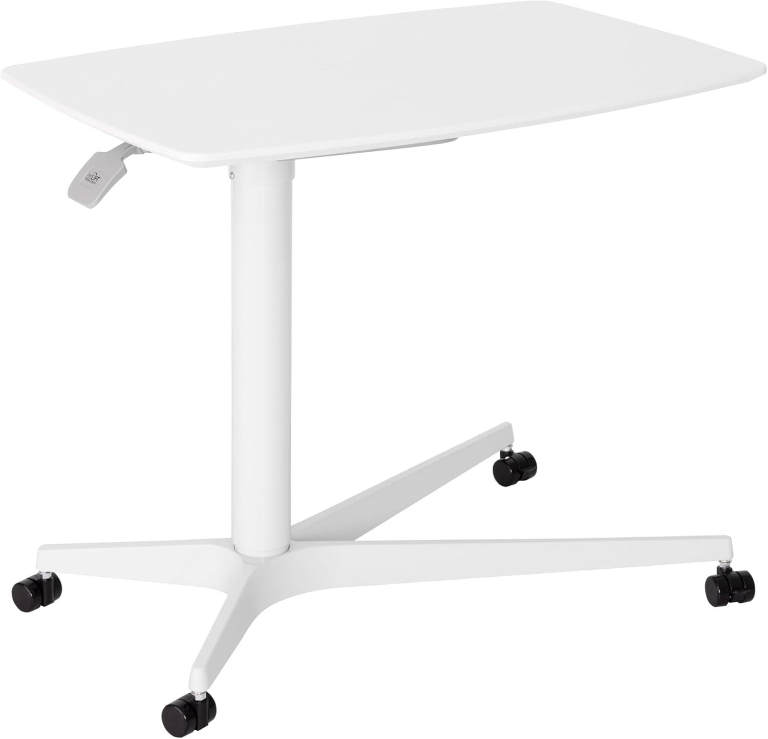 Airlift® 29.9'' W Adjustable Height Rolling Laptop Desk Overbed Stand with Wheels