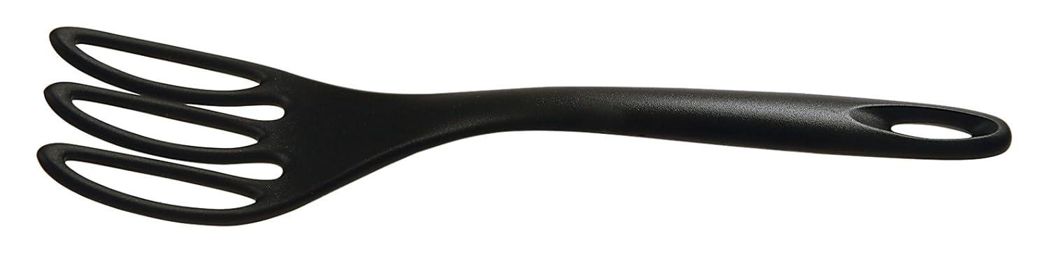 Norpro Grip-EZ Jumbo Fiskie Fork and Whisk Combo Kitchen Tool, Black