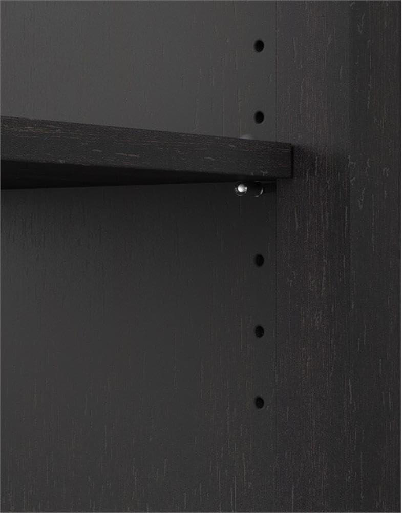 Mayfield Accent Cabinet with Doors in Vintage Black and Reclaimed Pine