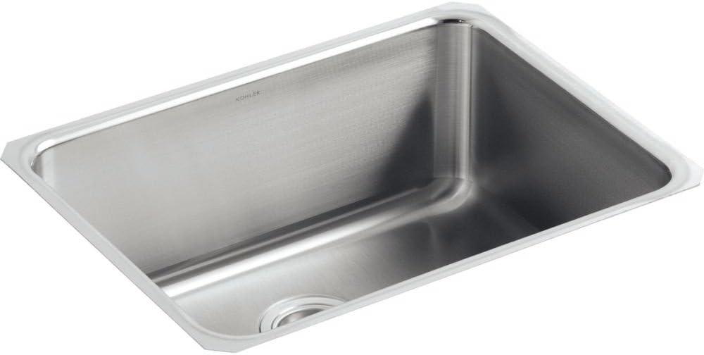 Undertone® 23" L x 17-1/2" W x 9-13/16" Medium Squared Under-Mount Single-Bowl Kitchen Sink