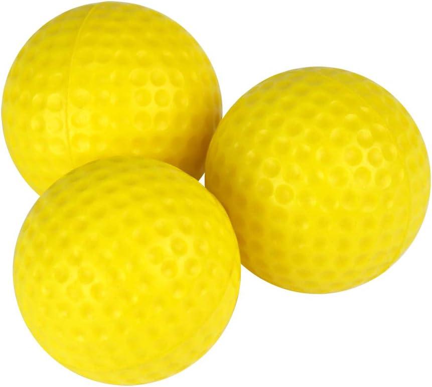 Yellow Foam Practice Golf Balls by JP Lann Available in 12 or 36 count (each sold separately)