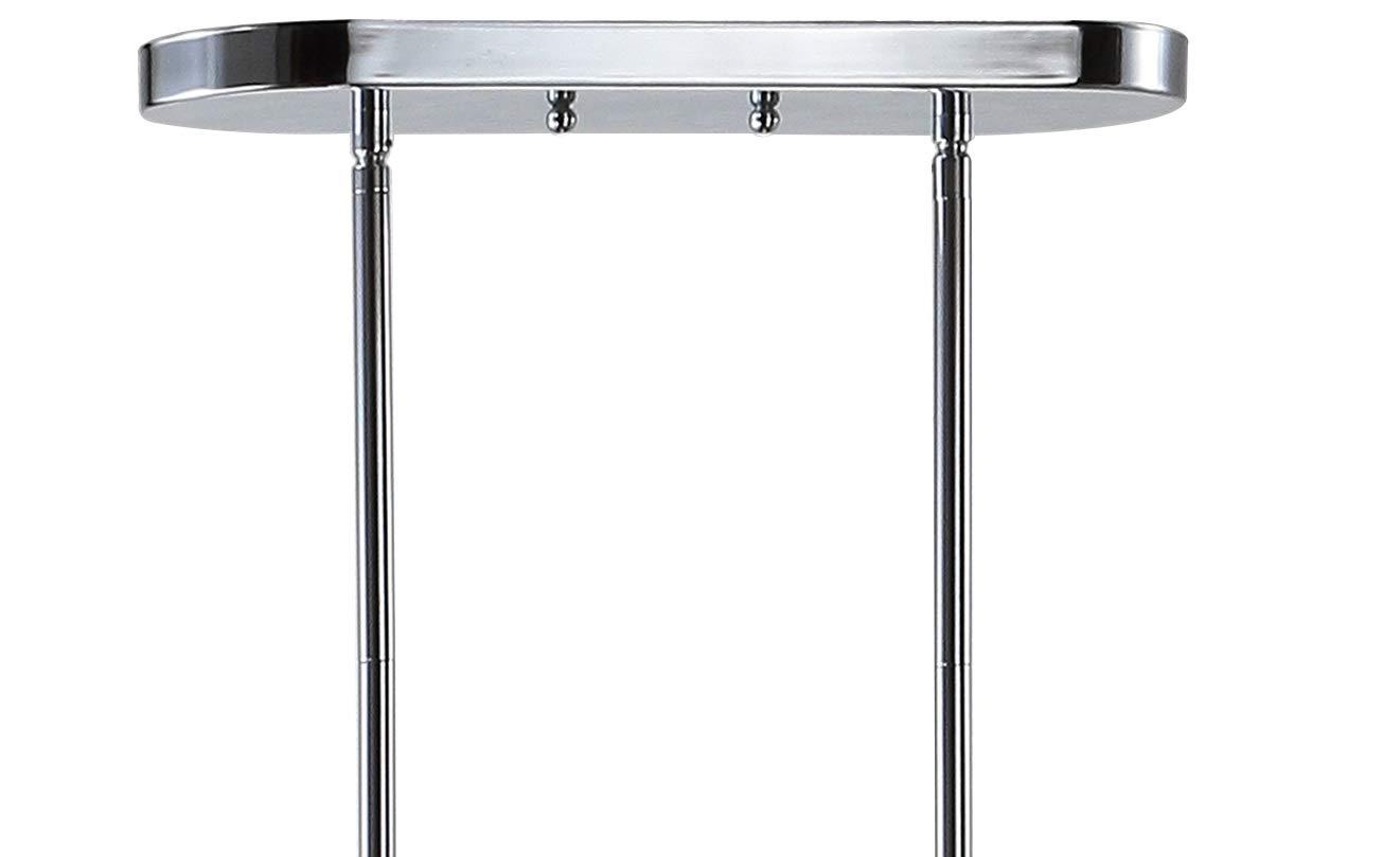 Doris 41" 4-light Linear Metal/Crystal LED Pendant, Chrome