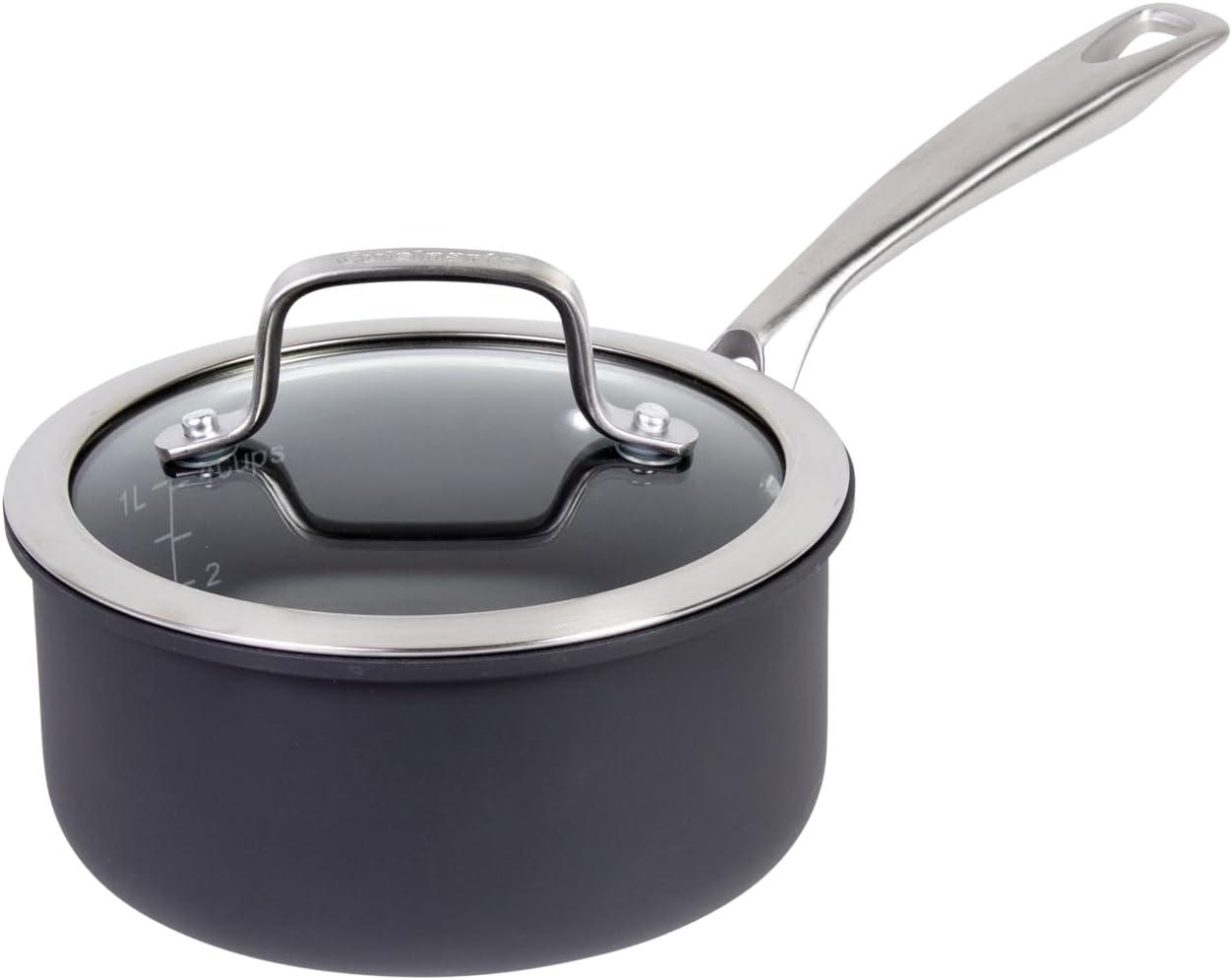 Cuisinart 11-Piece Black Aluminum Nonstick Cookware Set