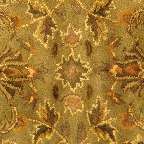 Antiquity AT52 Hand Tufted Indoor Area Rug - Olive/Gold - 3'6" Round - Safavieh