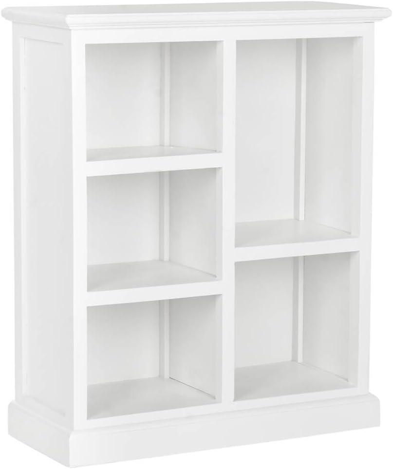 SAFAVIEH Maralah Country Transitional Bookcase with 5 Shelves, White