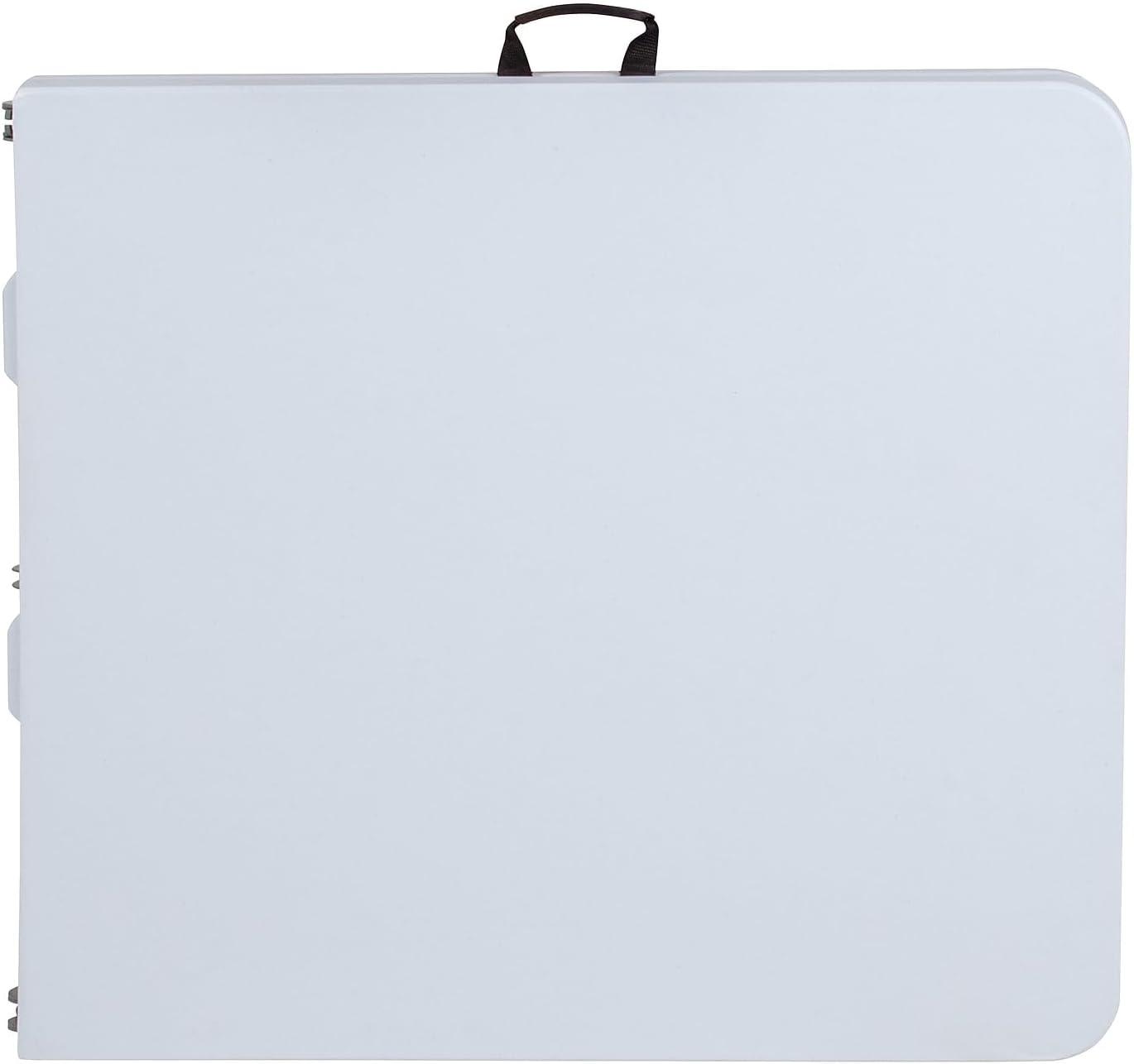 Flash Furniture Parker 4.97-Foot Bi-Fold Plastic Folding Table with Handle - Event Table