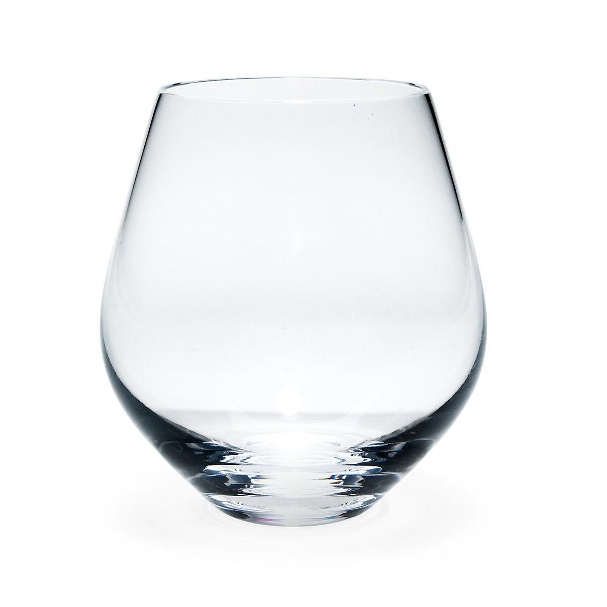 Slovakian Simply Red Fine Crystal Tumbler Set, 4 Count