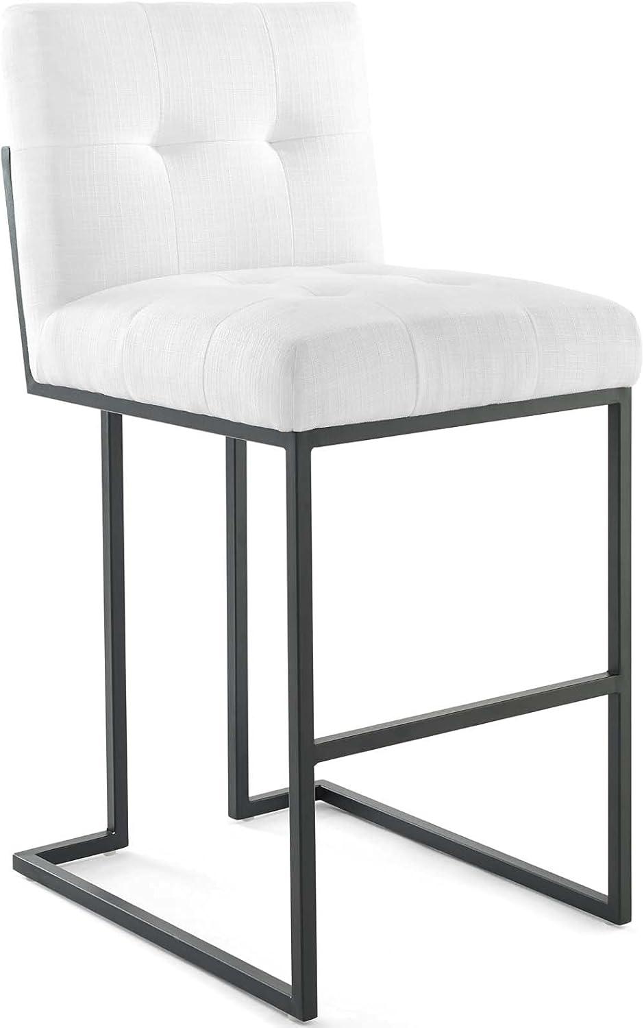 Privy Stainless Steel Performance Velvet Bar Stool by Modway