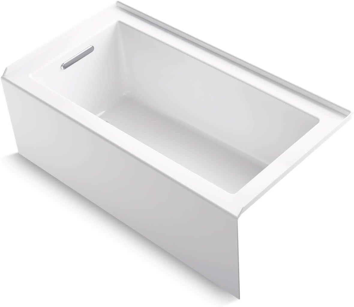 Underscore 60" x 32" Alcove Soaking Bathtub