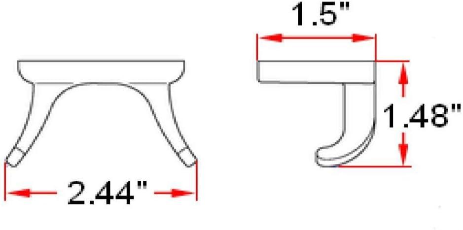 Millbridge Satin Nickel Double Robe Hook