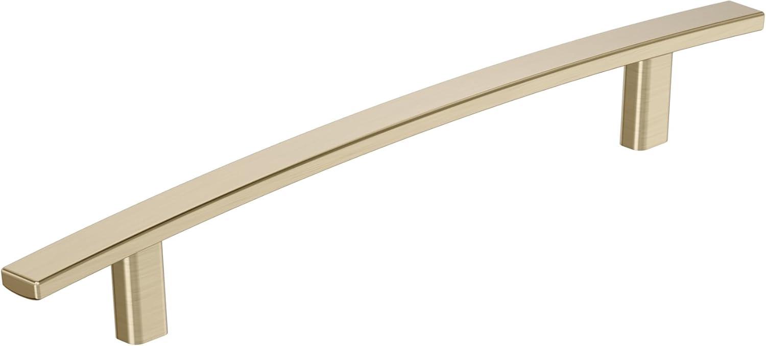 Amerock Cyprus 7-9/16 inch (192mm) Center-to-Center Golden Champagne Cabinet Pull