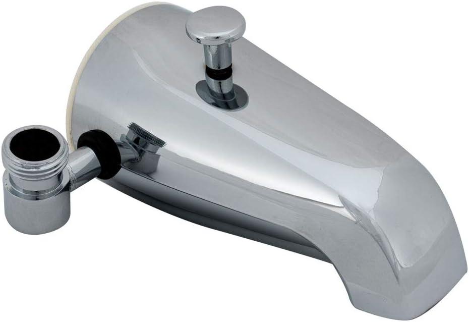 EZ-FLO 15087 Diverter Spout with Side Iron, 5-1/4 inch Length, Chrome