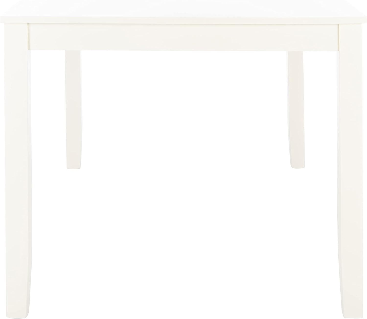 SAFAVIEH Silio Farmhouse Rectangle Dining Table, White