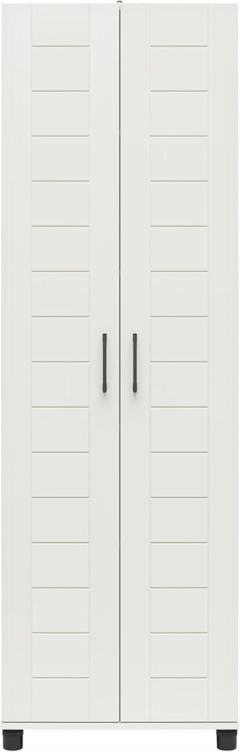 Loxley 24" Wide 2 Door Shiplap Cabinet, White