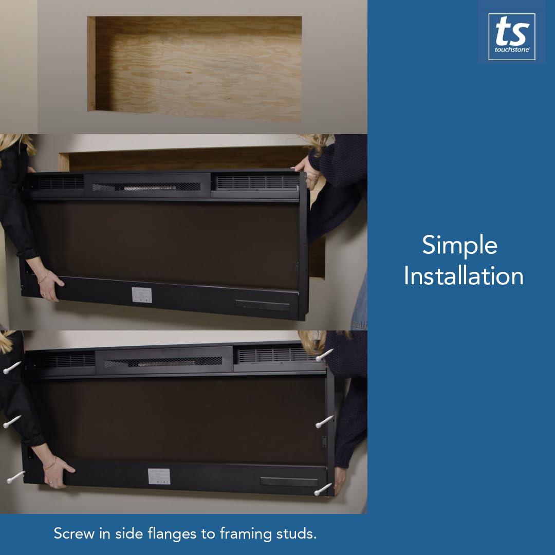 The Sideline by Touchstone - 45" Smart Electric Fireplace - WiFi Enabled