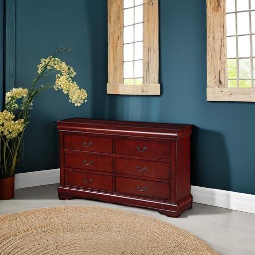 Sandburg 6 Drawer 60" W Dresser