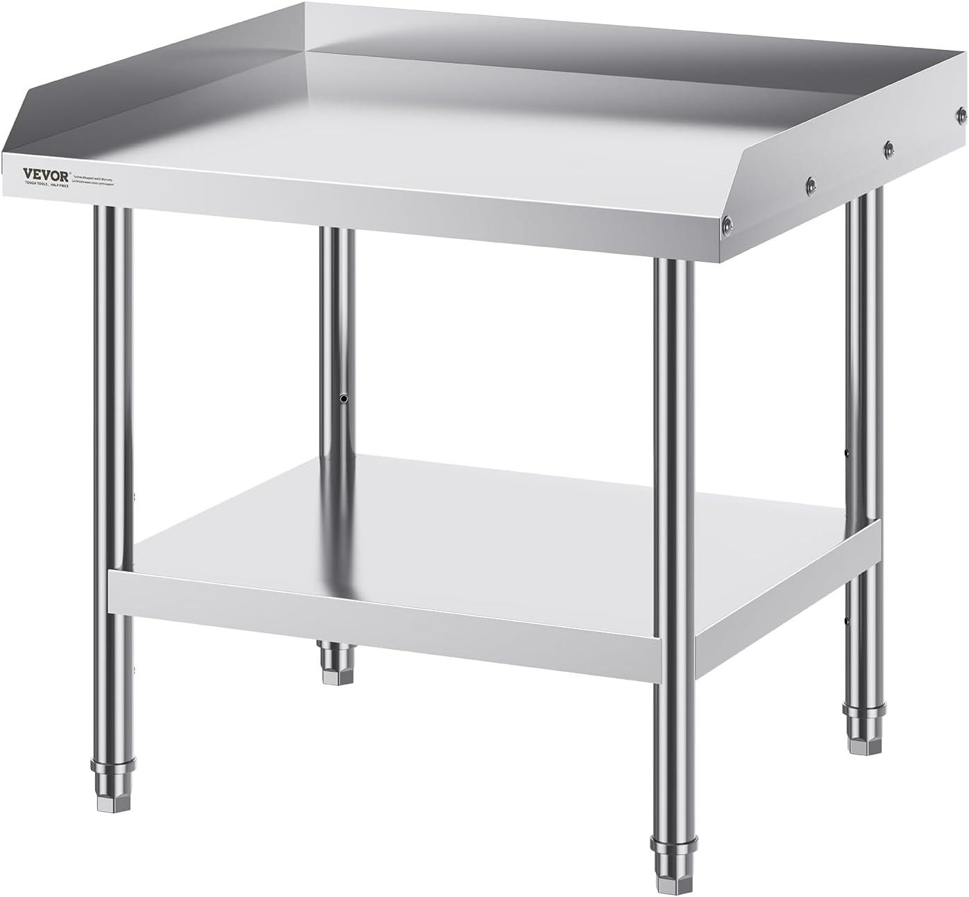 VEVOR VEVOR Stainless Steel 24'' H Work Table