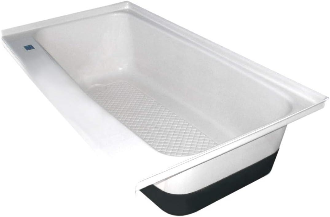 Icon 00478 Bath Tub with Left Hand Drain TU600LH - Polar White
