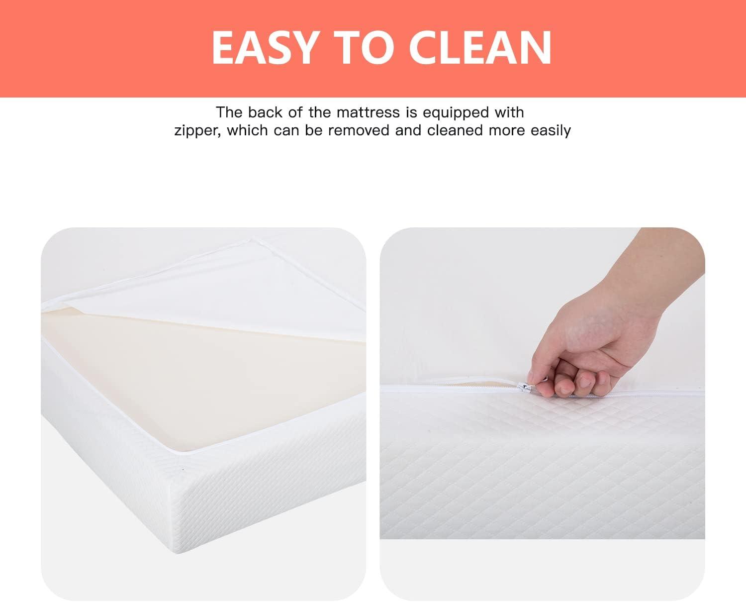 FDW 5 inch Mattress Gel Memory Foam Mattress for Cool Sleep & Pressure Relief/Bed-in-a-Box/Pressure Relieving