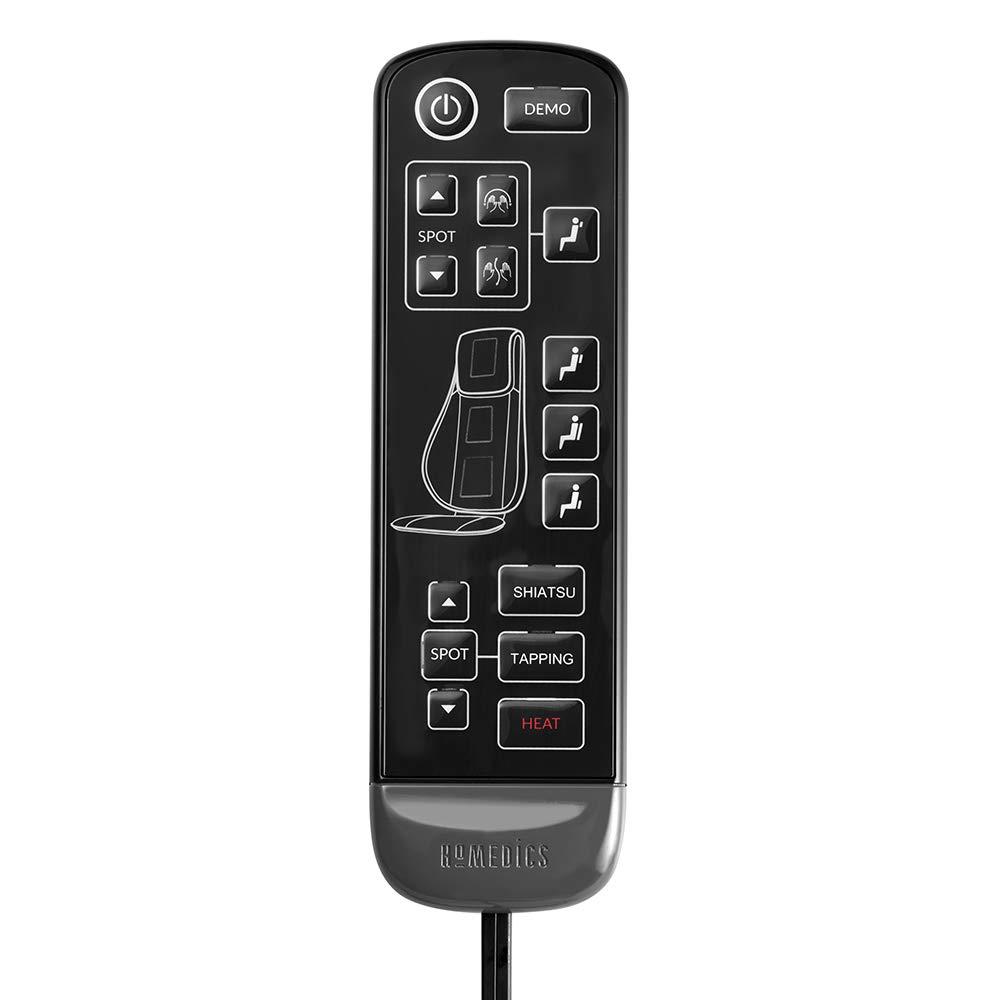 Homedics Shiatsu 3D Trutouch Massage Cushion for Neck & Back Soothing Heat, Shiatsu and Percussion, 3 Zones