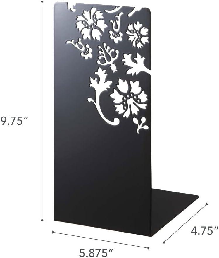 Yamazaki Home Yamazaki Home Kirie L-Shaped Book End, Large, Steel, Large, No Assembly Req. (Set of 2)