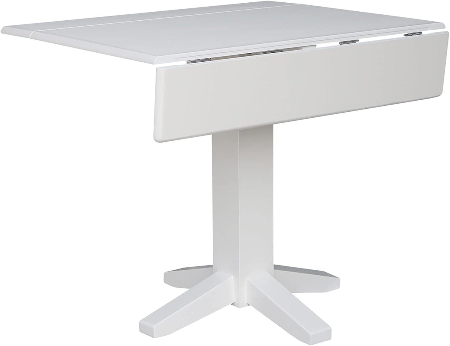 36" Sanders Square Dual Drop Leaf Dining Table - International Concepts