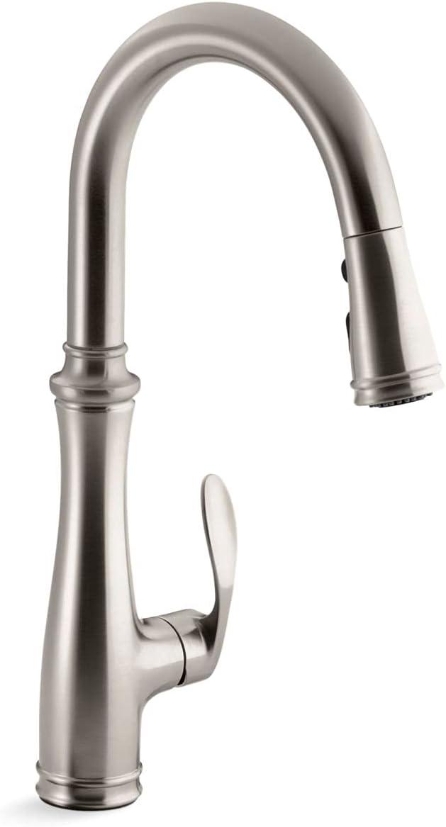 Bellera™ Pull Down Single Handle Kitchen Faucet with Handle and Supply Lines