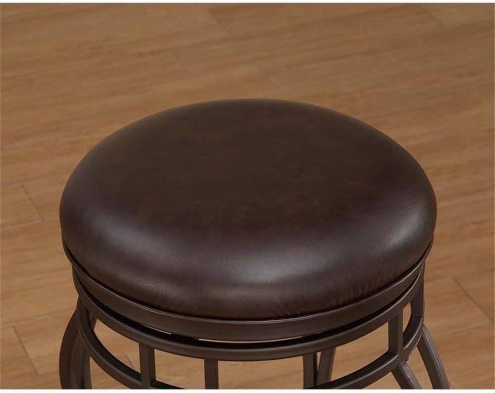 American Woodcrafters Villa 26 in. Faux Leather Backless Counter Stool