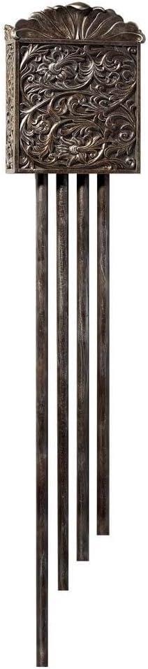 Craftmade Westminster Carved Long Chime in Hand Painted Renaissance Crackle - Silver