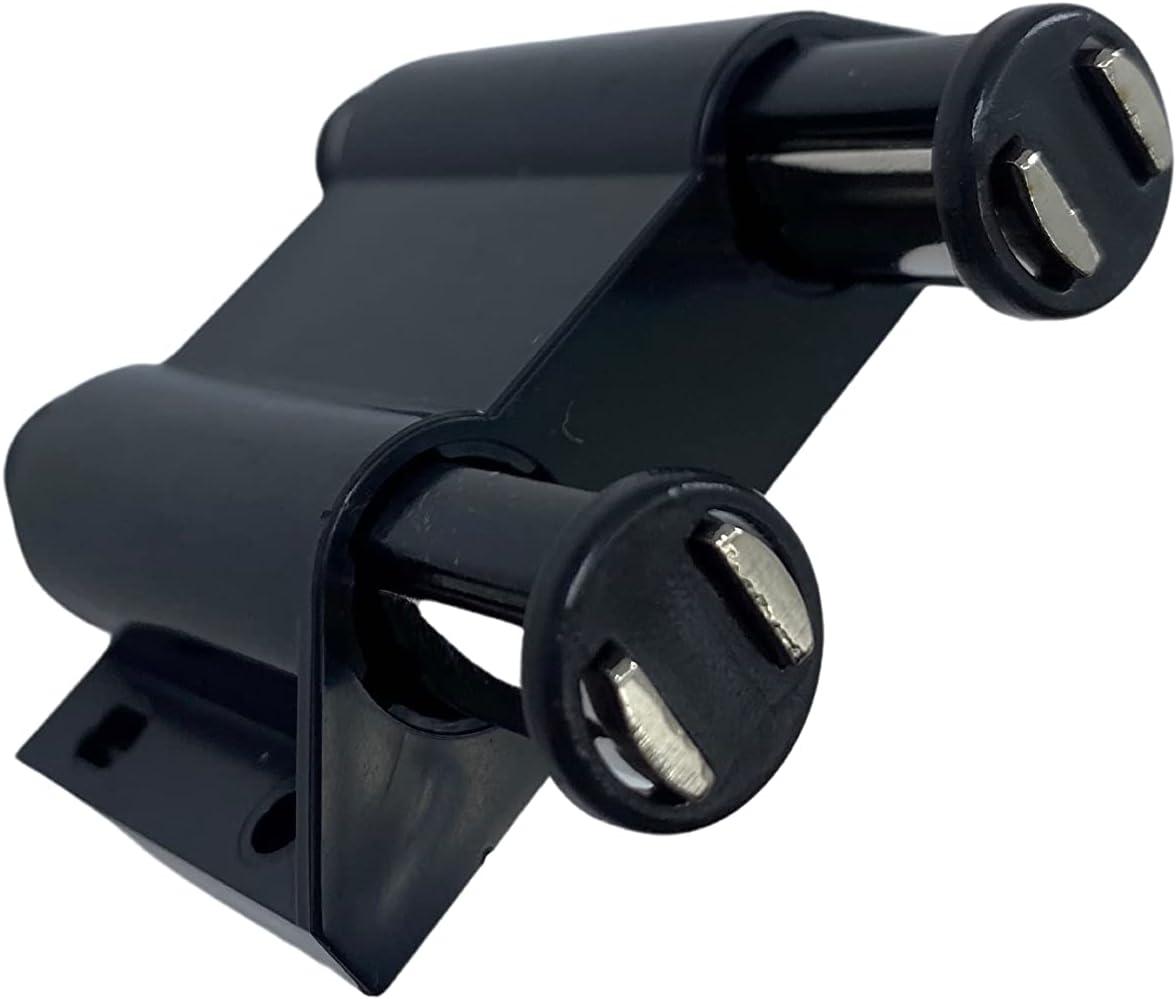 Black Double Magnetic Latch for Glass Cabinet Doors