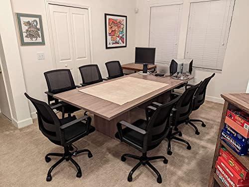 CLATINA Ergonomic Rolling Mesh Desk Chair with Executive Lumbar Support and Adjustable Swivel Design for Home Office Computer BIFMA Certified Black 2Pack