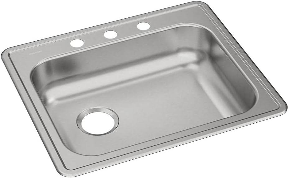 Dayton 25" Stainless Steel Single Bowl Drop-in Sink