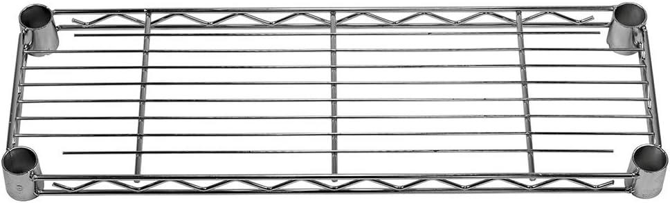 Shelving.com Chrome Wire Shelving with 2 Tier Shelves -