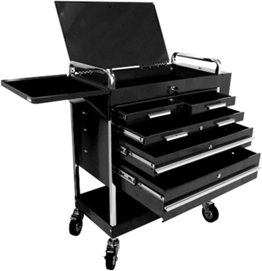 Sunex Tools 5-Drawer Service Cart, Black