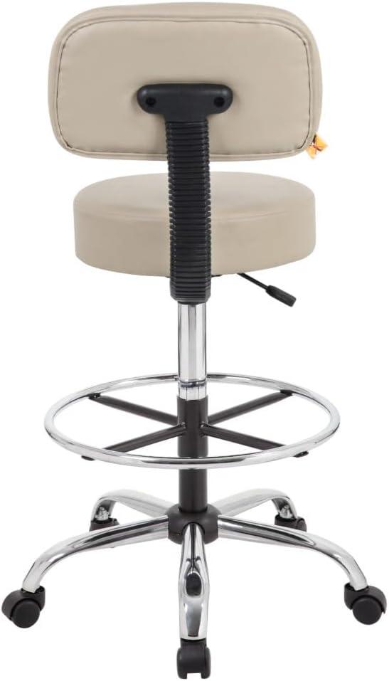 Boss Office Products Vinyl Drafting Chair