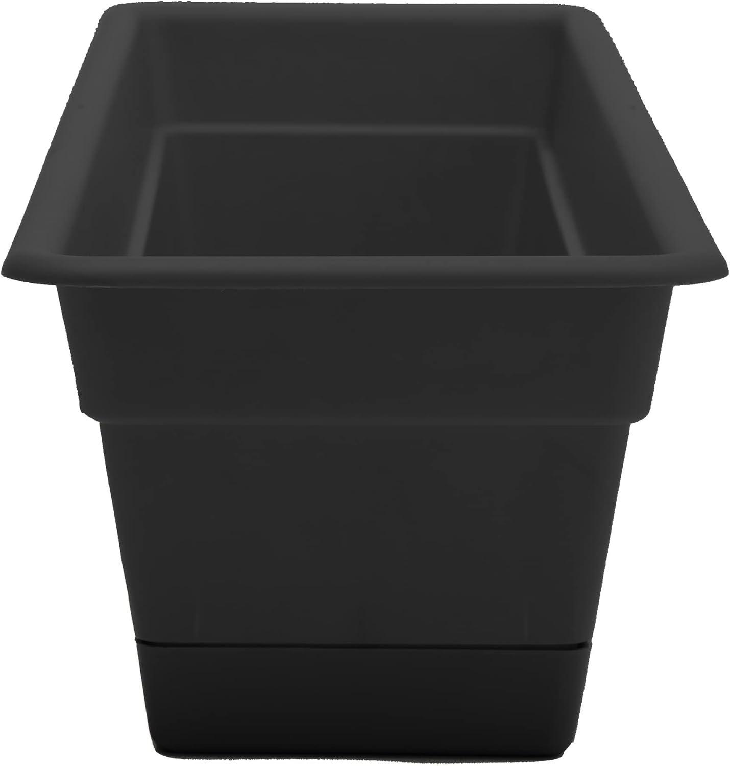 Bloem 30-in Wide Dura Cotta Resin Window Box Planter - Black