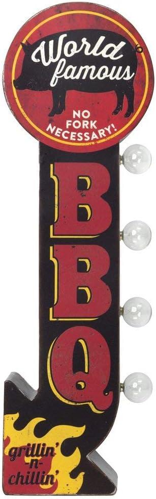 Famous LED BBQ Vintage Marquee Off the Wall Sign - American Art Decor
