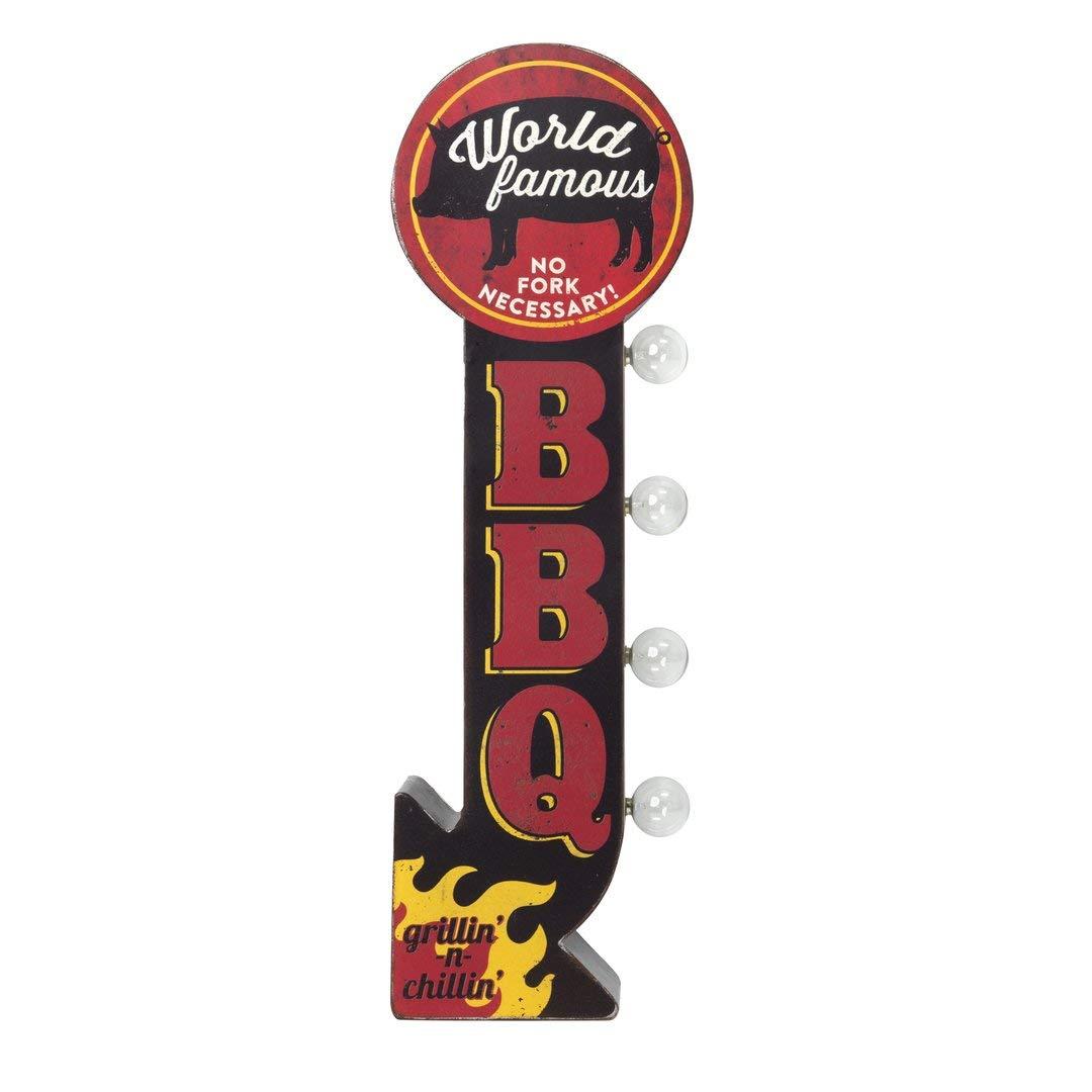 Famous LED BBQ Vintage Marquee Off the Wall Sign - American Art Decor