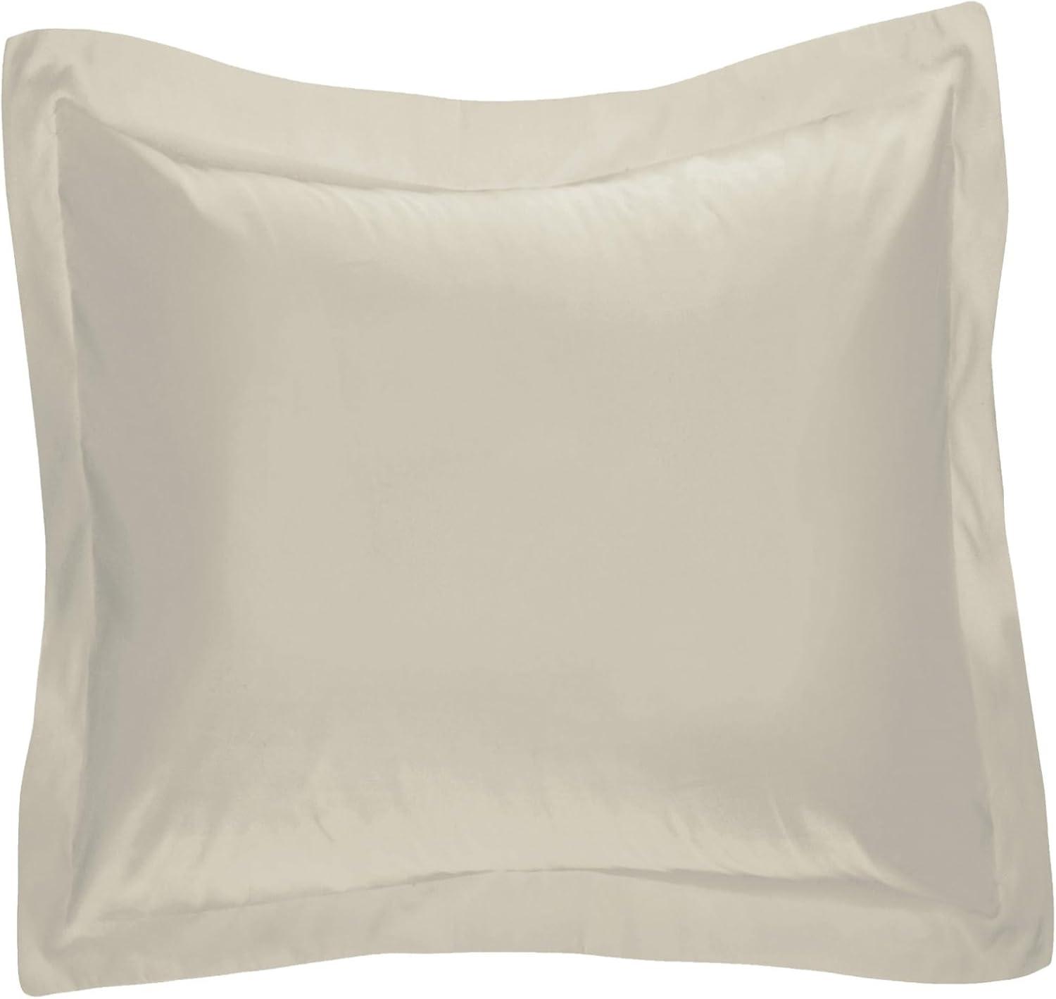 Ivory Euro Cotton Polyester Tailored Pillow Sham