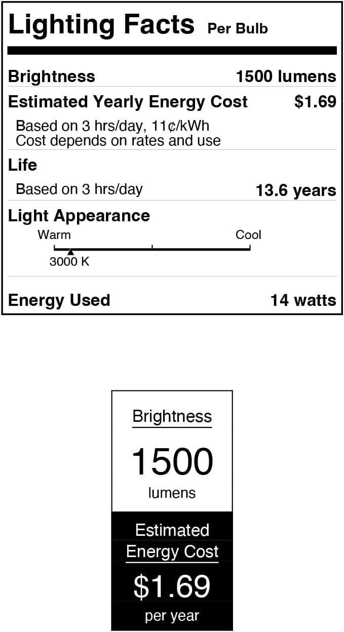 Bright White Frosted LED Light Bulb, Medium Base, 2 Pack