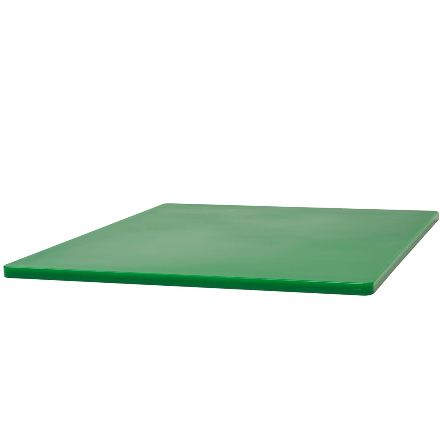 Winco HAACP Color-Coded Cutting Board, 1/2 Thick - 15" x 20", Green