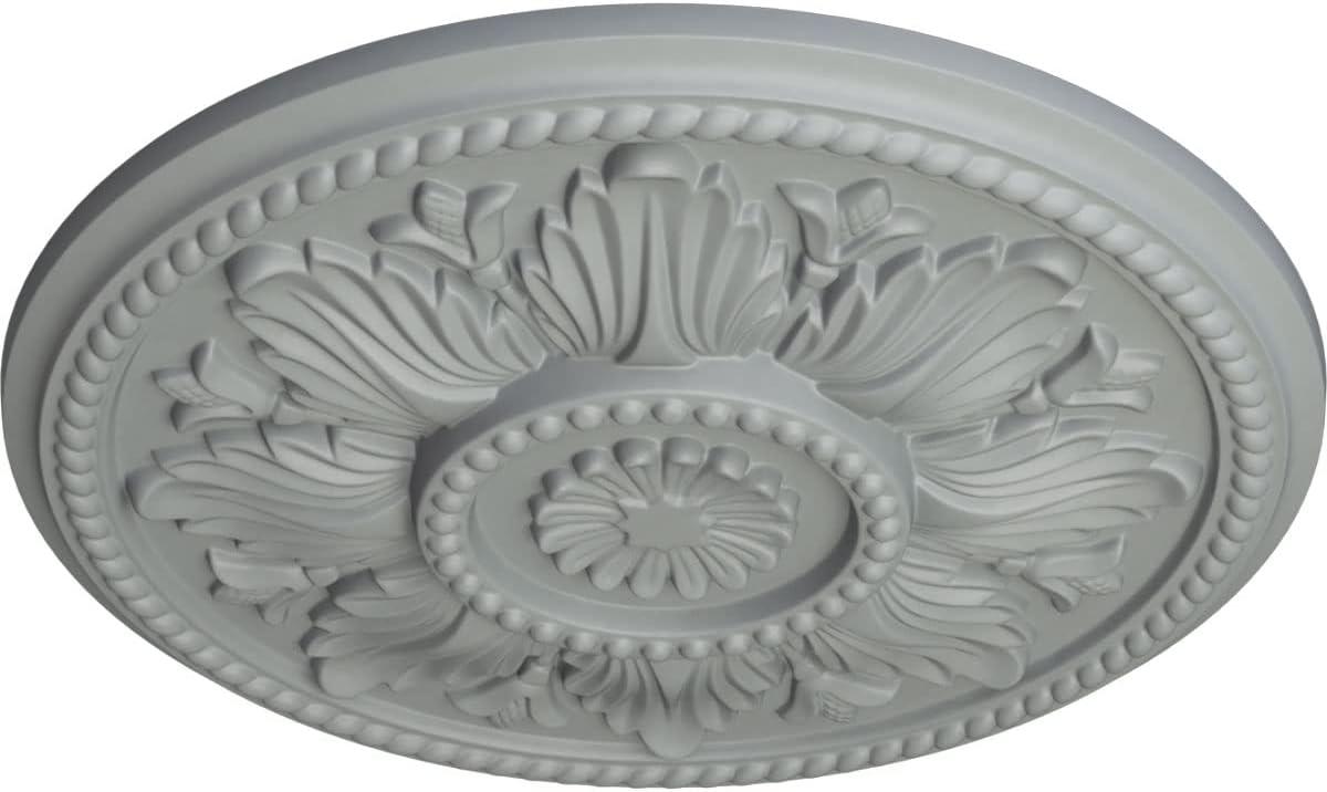 Ekena Millwork Edinburgh 18'' H x 18'' W D Urethane Ceiling Medallion