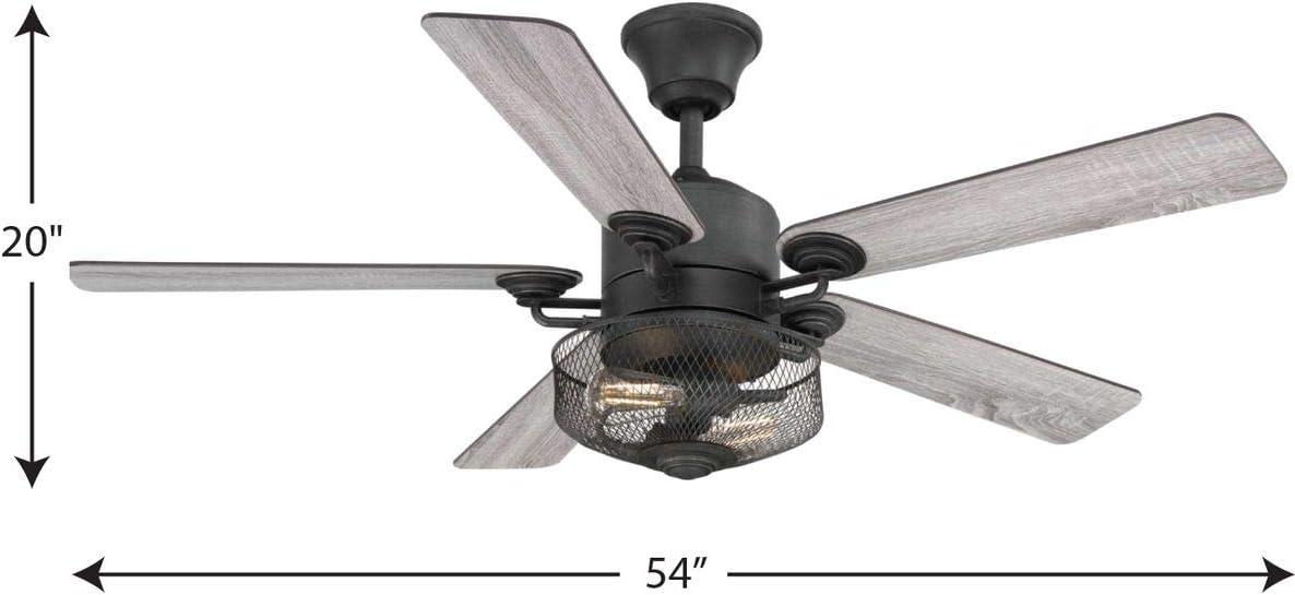 Progress Lighting - 54``Ceiling Fan - Greer - Wide - Ceiling Fan - 2 Light -