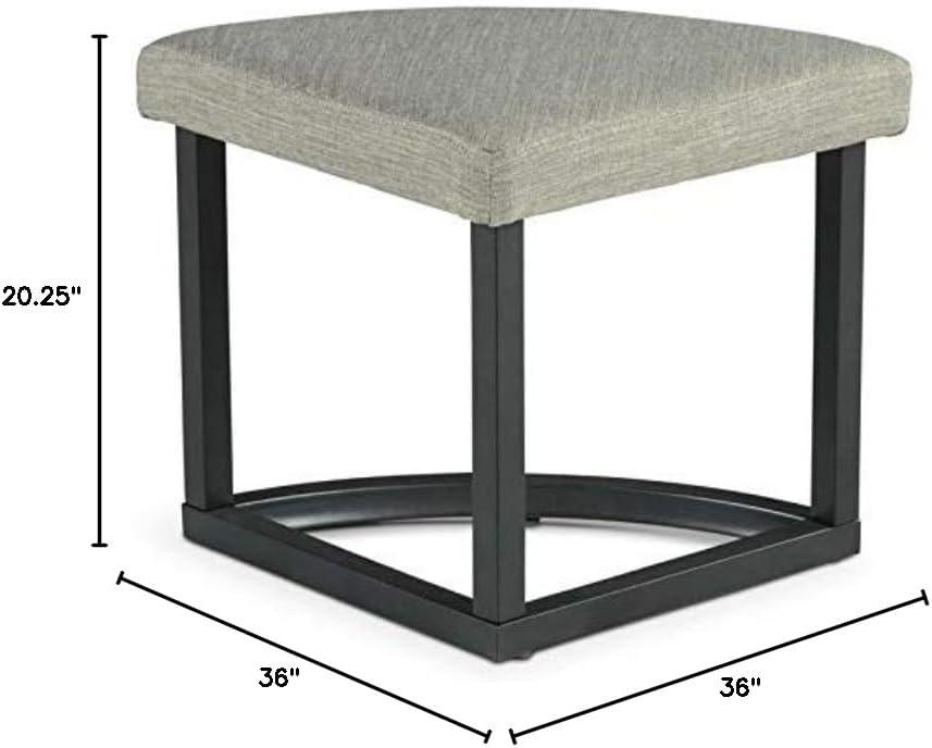 17 Stories Stannos 36" Round Coffee Table with 4 Stools