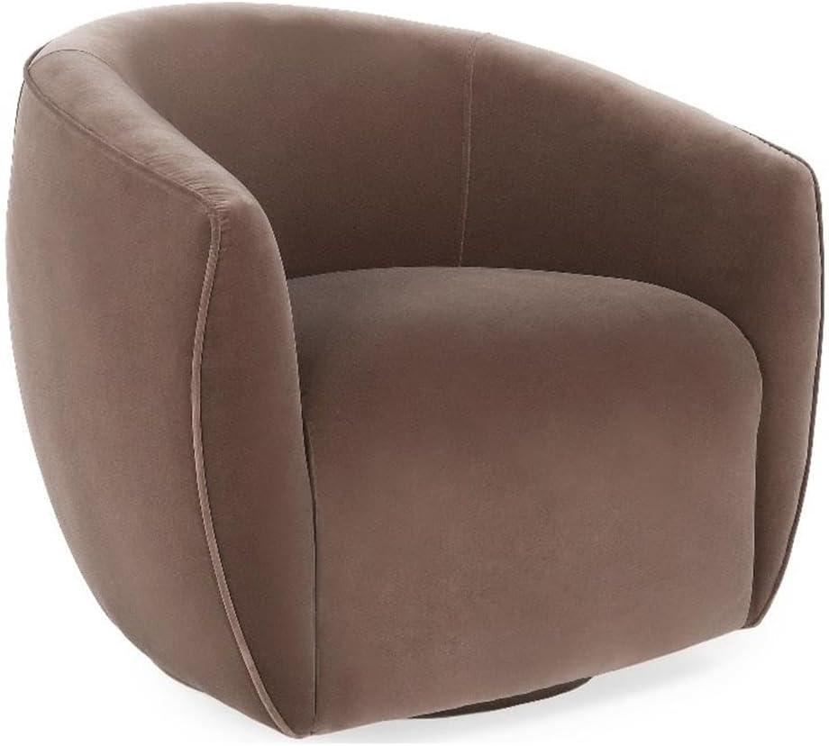 Layla Upholstered Swivel Barrel Chair