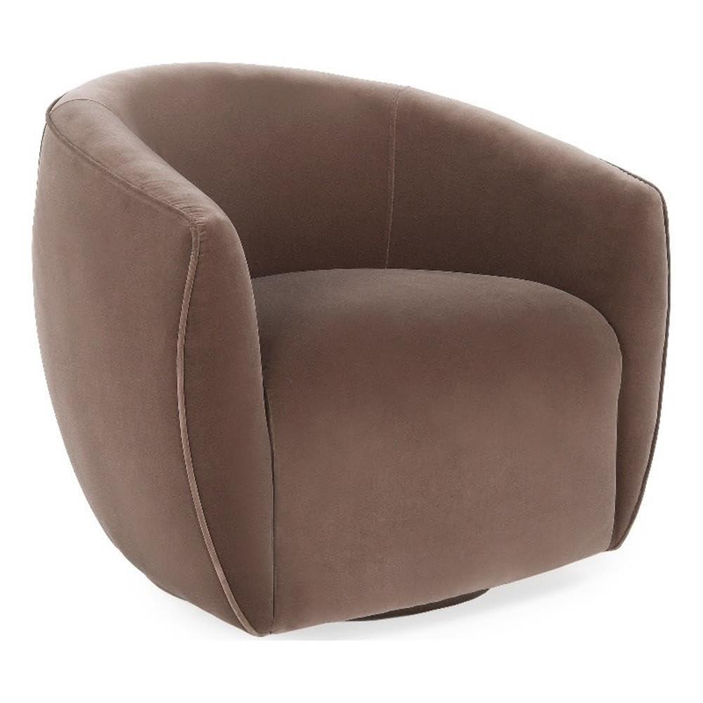 Layla Upholstered Swivel Barrel Chair