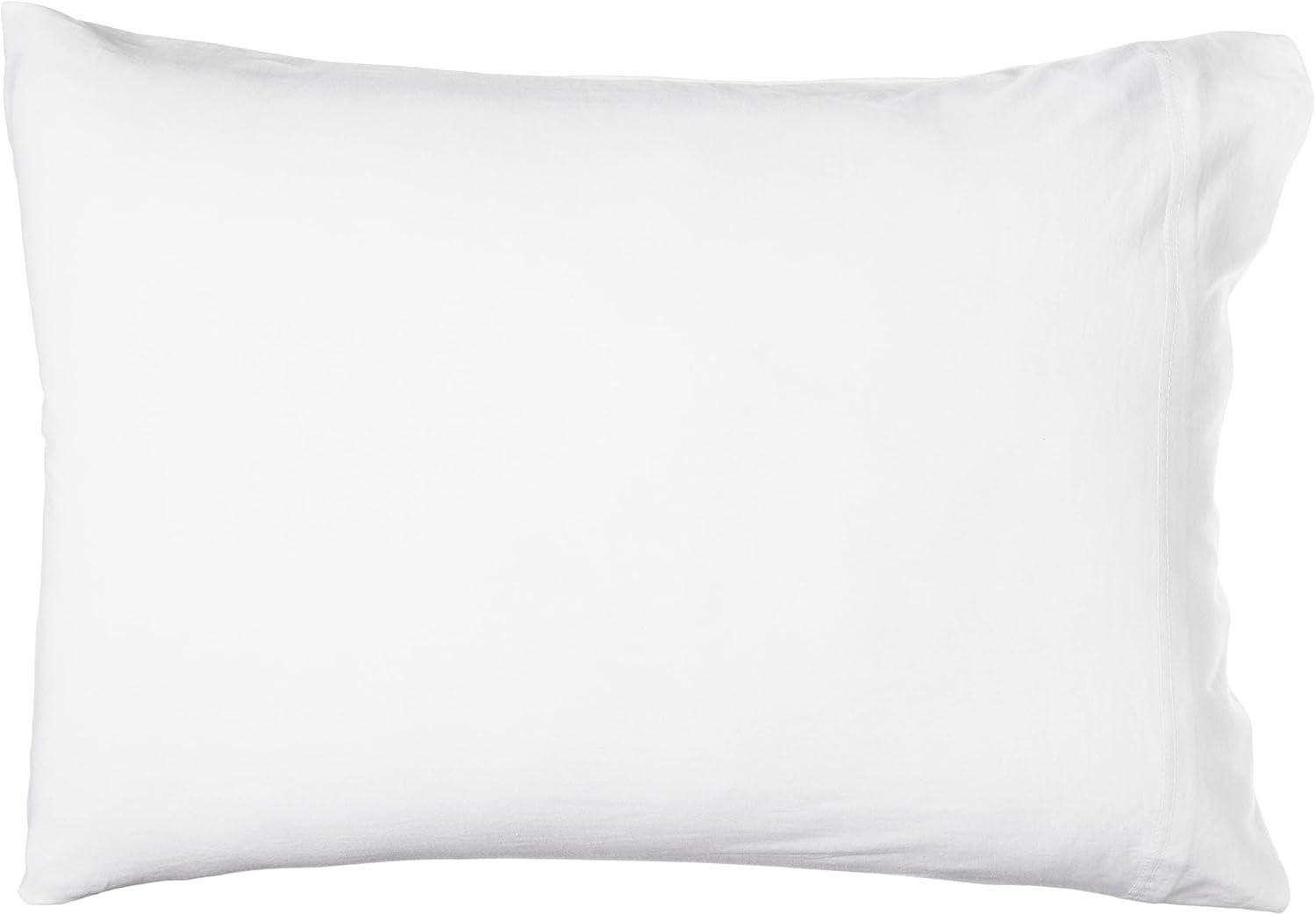 Bright White Queen Cotton Jersey Knit Sheet Set