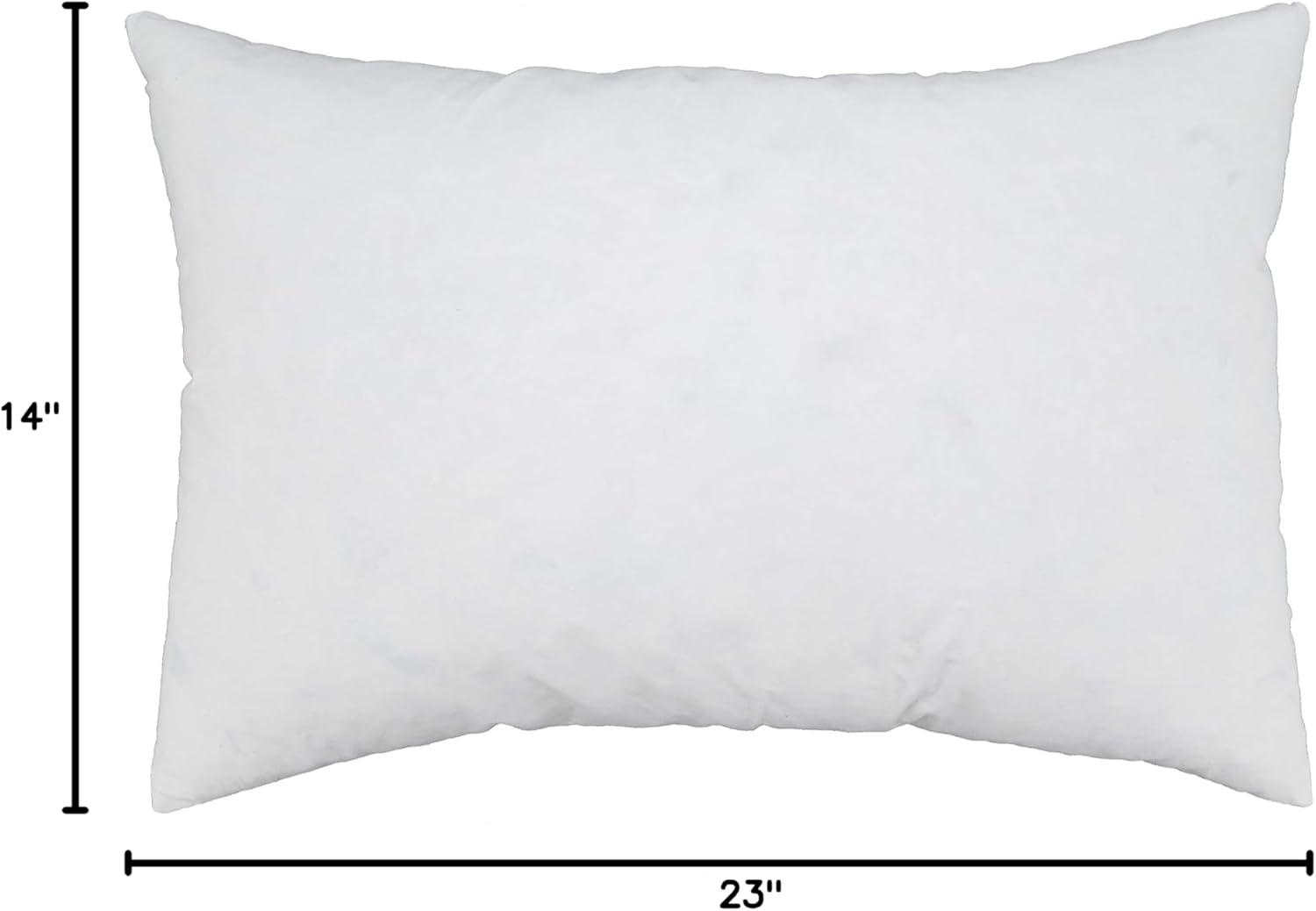 Saro Lifestyle Down Feather Cotton Pillow Insert