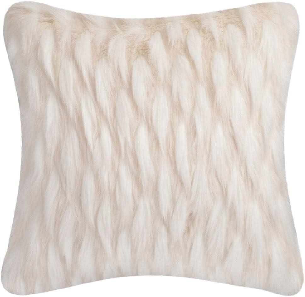 Luxe Feather Pillow - White - 20"X20" - Safavieh